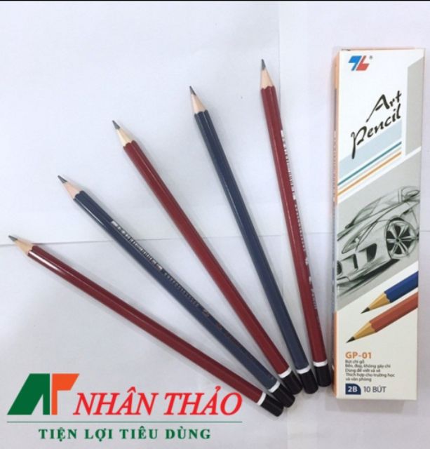 Bút chì gỗ 2B Thiên Long GP-01