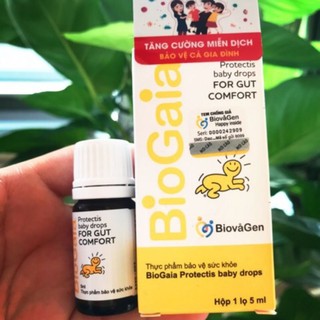 (Date 2021) BioGaia Protectis Drops - Men vi sinh chính hãng từ Thuỵ Điển.