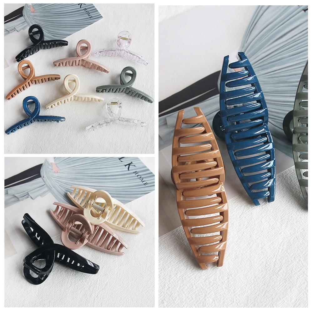 Kẹp tóc càng cua bằng nhựa cỡ lớn thời trang cho nữ