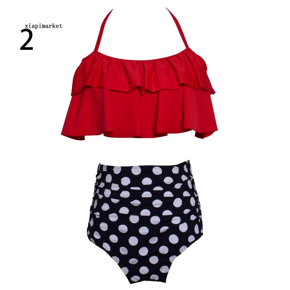 Bộ bikini hoa 2 mảnh xinh xắn cho mẹ và bé | BigBuy360 - bigbuy360.vn