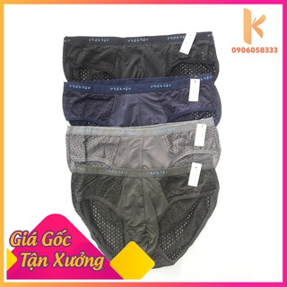 Combo 4 quần lót nam chéo anna thông hơi cao cấp