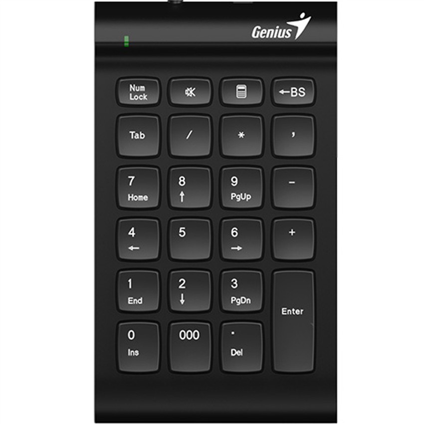 Bàn Phím Số Genius I130 Numpad, Sử dụng cho Desktop PC /Laptop, Kết nối	USB, Bapr hành 12 tháng
