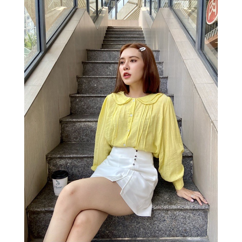 Áo sơmi 2 lá cổ