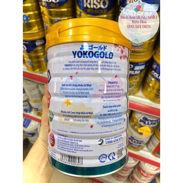 Sữa bột Vinamilk Yoko số 1/2/3 850g date mới 2025