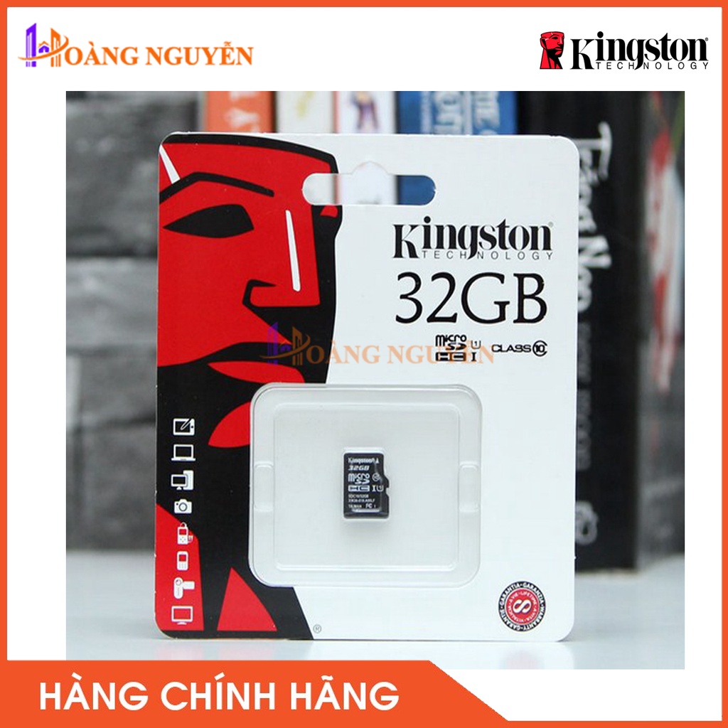 [NHÀ PHÂN PHỐI] THẺ NHỚ MICROSD KINGSTON 32Gb CLASS 10