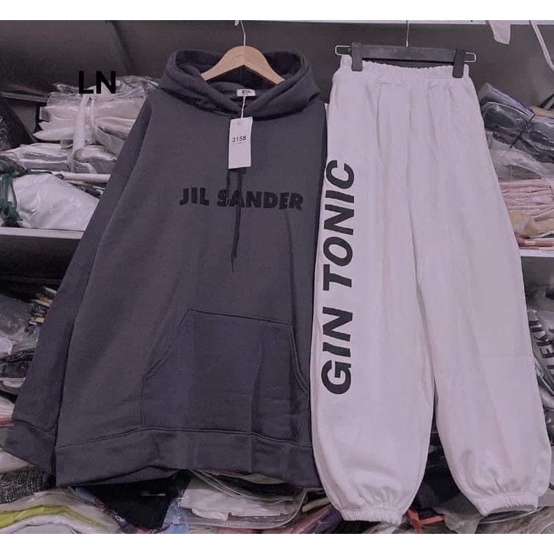 Sét áo JIL +quần bom chữ LN12