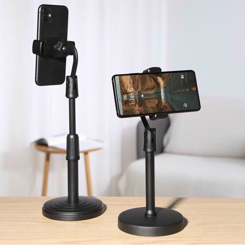 Giá kẹp điện thoại-Cây livetream -Giá kẹp micro-Đế sạc điện thoại không dây-Chân Loa
