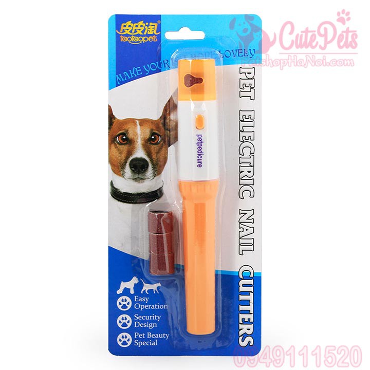 Máy mài móng Pet Electic Nail Cutters chạy pin tiểu cho chó mèo - CutePets Phụ kiện thú cưng Pet shop Hà Nội