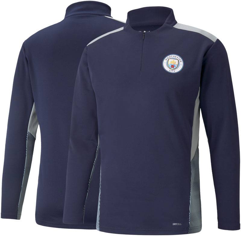 Áo thun thể thao Manchester City Jersey giữ ấm trước khi huấn luyện kích thước lớn cho unisex