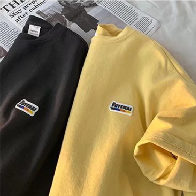 Áo Thun Tay Ngắn Cổ Tròn Dáng Rộng In Chữ Cỡ Lớn Thoải Mái Thời Trang Mùa Hè Cho Nam M-5XL