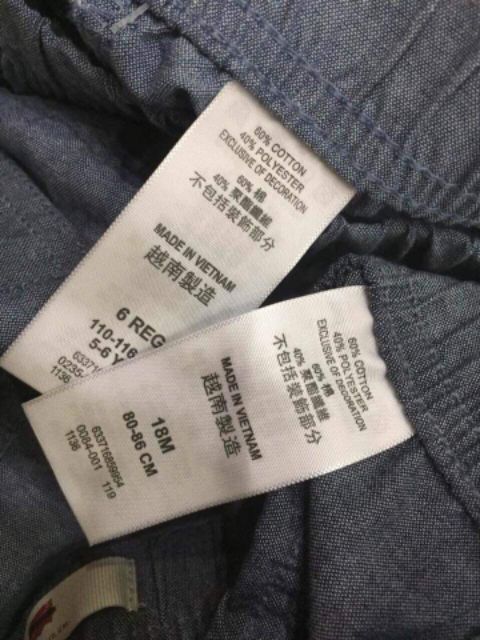 Quần short bé trai levis's
