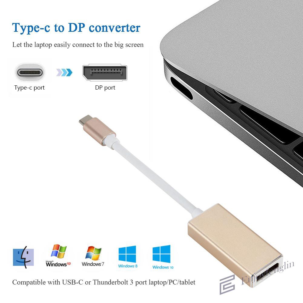 Đầu Chuyển Đổi Từ Cổng Usb 3.1 Type C Sang Dp Cho Macbook Pro 2016 2017