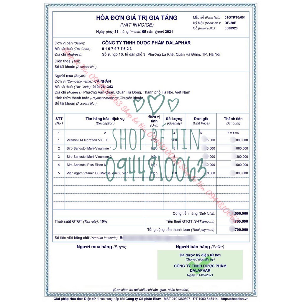 Vitamin D-fluoretten 500 I.E bổ sung Vitamin D3 cho bé
