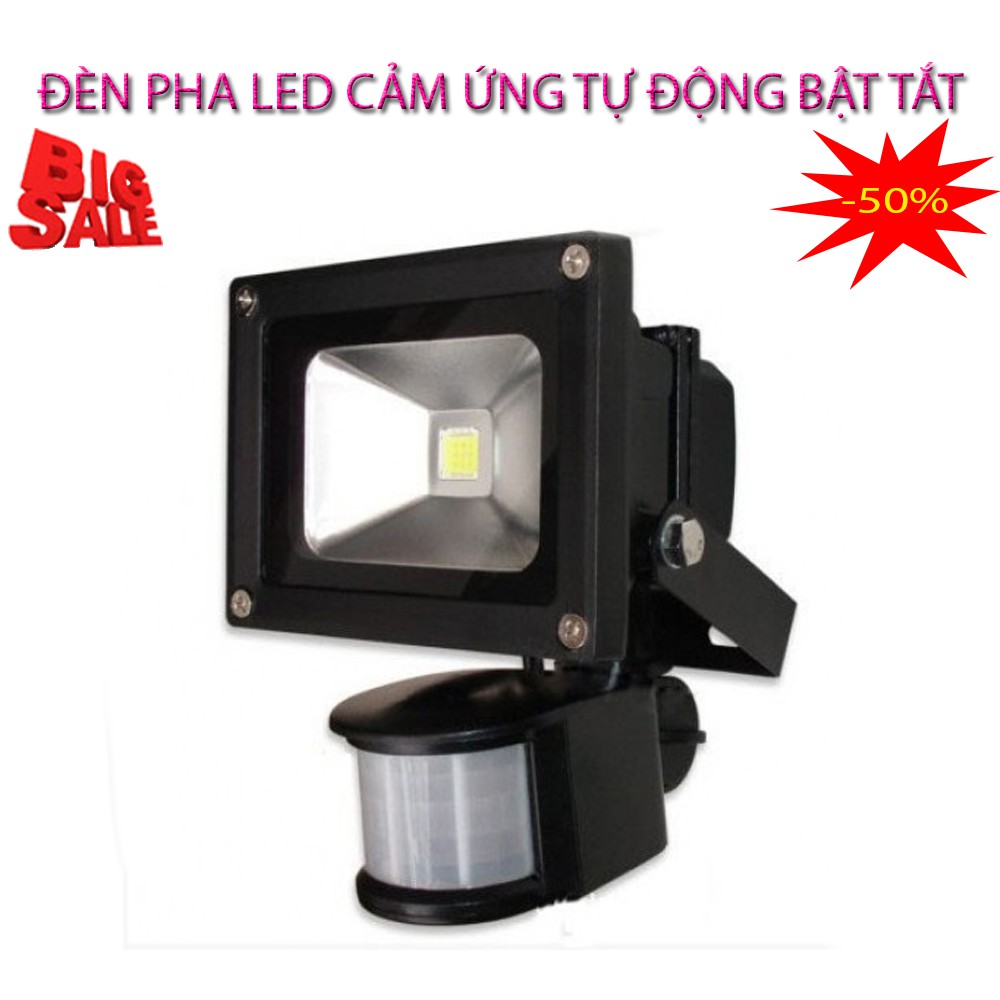 ĐÈN LED CẢM BiẾN Hồng ngoại 10W tự động bật tắt, Cảm ứng chuyển động