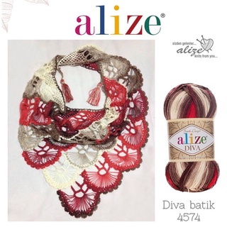 Sợi hè Alize Diva Batik (cuộn 100gr)