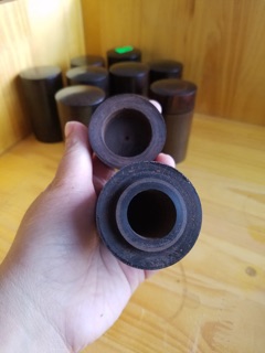 Lọ tăm gỗ trắc