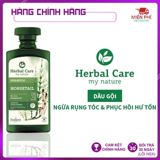 Bộ dầu gội giảm rụng phục hồi hư tổn tóc, thiết bị vận hành tóc từ cỏ đuôi ngựa Dầu gội đuôi ngựa