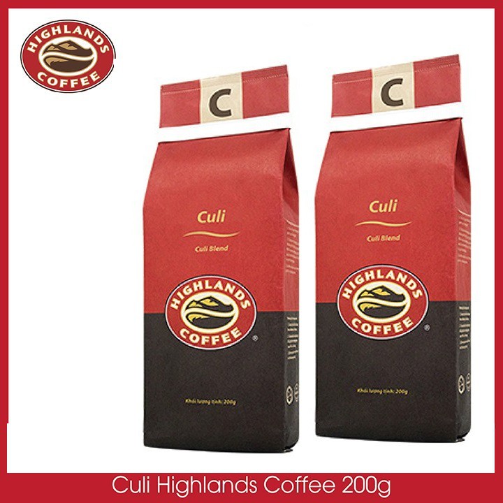 Combo 2 gói cà phê Culi Highlands Coffee 200g