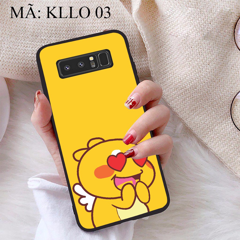 Ốp lưng Samsung Note 8 viền dẻo TPU BST Khủng Long Lai Ong