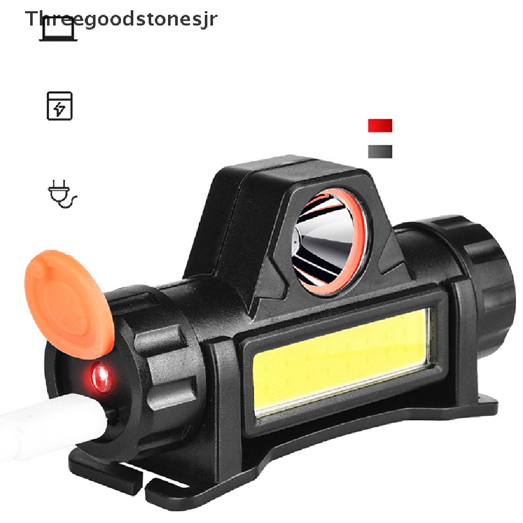 Đèn Led Đội Đầu Tích Hợp Pin Sạc Usb Chống Thấm Nước 2500lm