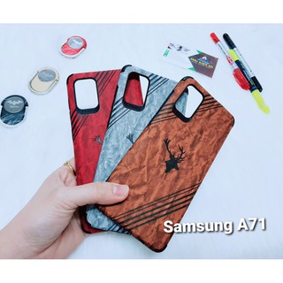 Ốp lưng Samsung A71 bọc da vân đá chống sốc tuyệt đẹp