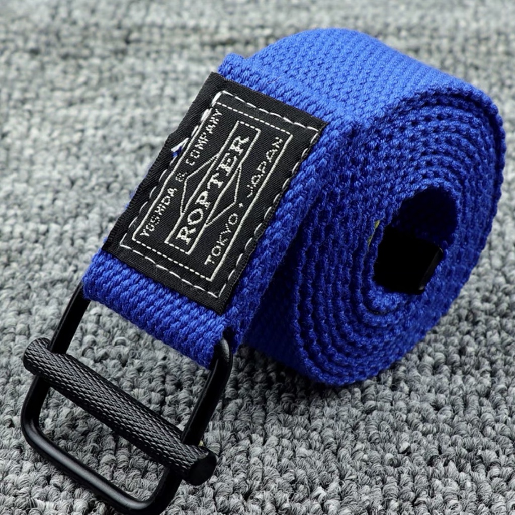 Thắt Lưng Nam Nữ BR Bằng Vải SAZ Màu Đen Xanh Đỏ Đẹp - Dây Lưng Nam Nữ Unisex Mặt Kim Loại Dây Vải Hàn Quốc - BR