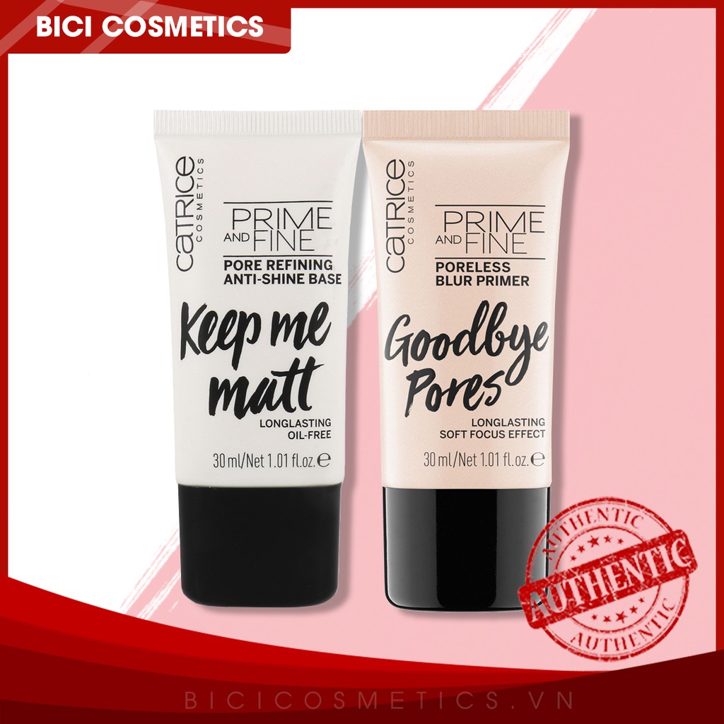 Kem Lót Giữ Lớp Trang Điểm Catrice Prime And Fine