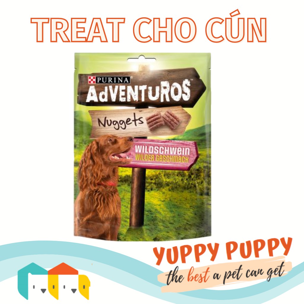 [GIÁ 0đ] Purina Treat Đồ ăn thưởng hương vị hoang dã cho cún 300gr