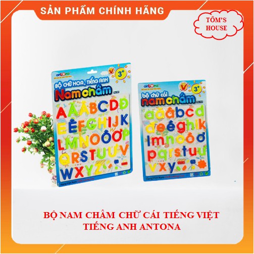 [FREESHIP đơn từ 50K]Bộ Nam Châm Chữ Cái Tiếng Anh Và Tiếng Việt Antona (Hàng Việt Nam chính hãng)