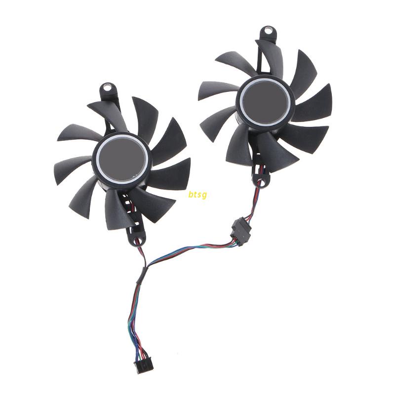 Set 2 Quạt Tản Nhiệt 75mm 4pin Vga 12v Nhiều Màu Sắc | BigBuy360 - bigbuy360.vn