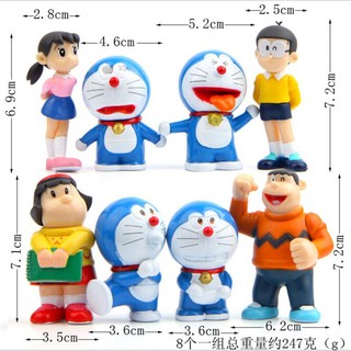 🎉 Set 8 Mô Hình Doraemon 06 🎉