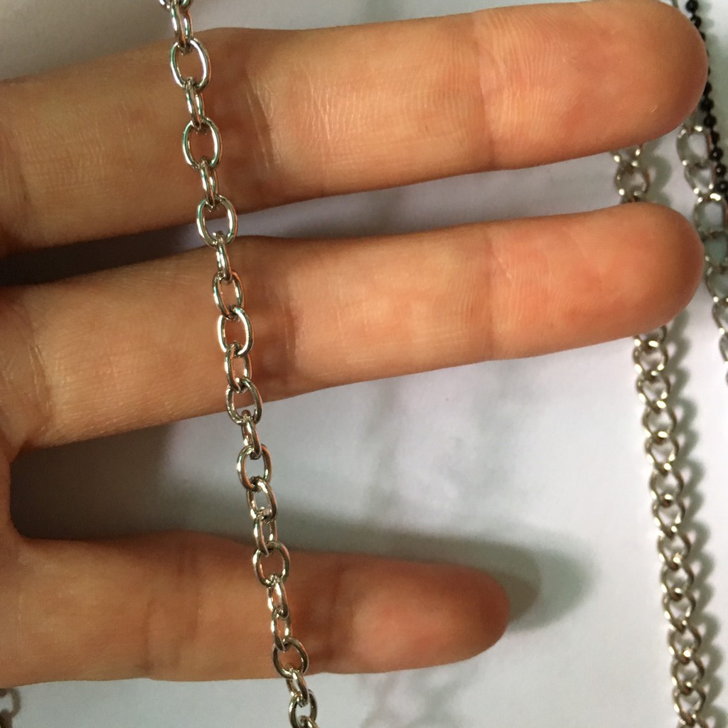 Đoạn 1 mét xích, tăng đưa, xích bi làm handmade