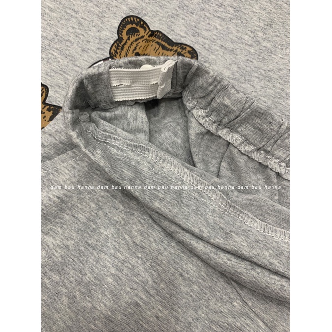 [HANNA- SIZE 40-70KG] Đồ bộ bầu thun cotton mặc ở nhà quần đùi chất thun loại 1 mềm mát không xù co dãn thoải mái