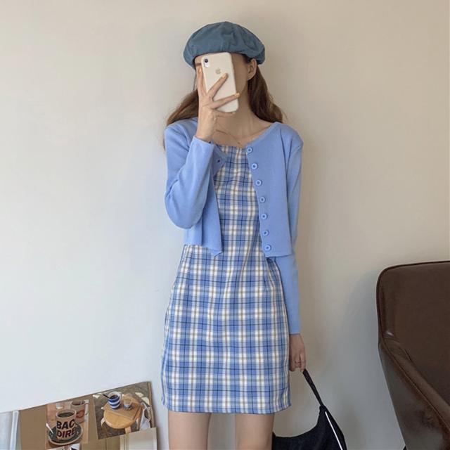 Đầm Hai Dây Ôm Eo Màu Sắc Thời Trang Mùa Hè Dành Cho Nữ