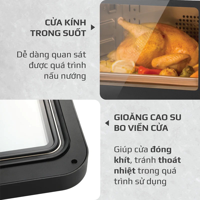 Nồi Chiên Hơi Nước OLIVO SF18 18L 50 chức năng
