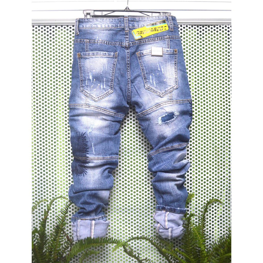 Quần Jean Unisex Rách Hàng nhập Cambodia