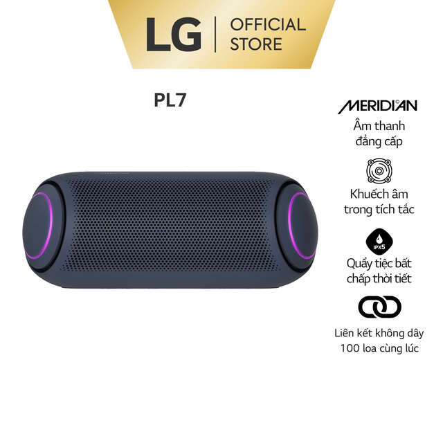  Loa Bluetooth Di Động LG Xboomgo PL7 - Hàng Chính Hãng - Màu Xanh Đen