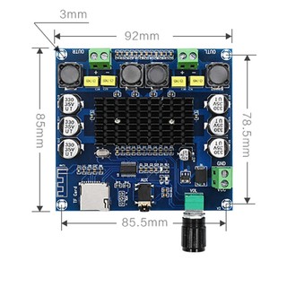 Bo mạch âm thanh Tda7498 hỗ trợ bluetooth
