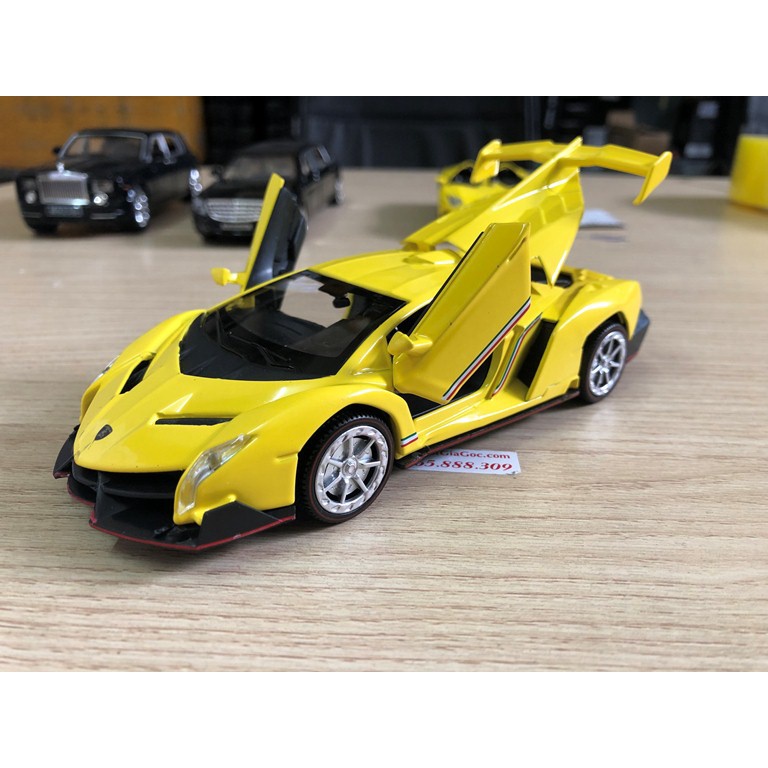 Mô hình xe Lamborghini Veneno tỉ lệ 1:32 bằng hợp kim tỉ lệ 1:32