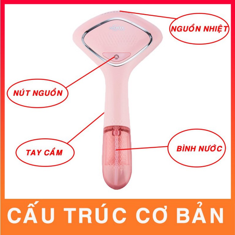 [GIÁ SỐC] Bàn Là Hơi Nước Cầm Tay, Bàn Uỉ Hơi Nước - Công Suất 1000W, Nhỏ Gọn, Tiện Lợi Cho Mọi Nhà MUA NGAY KẺO LỠ