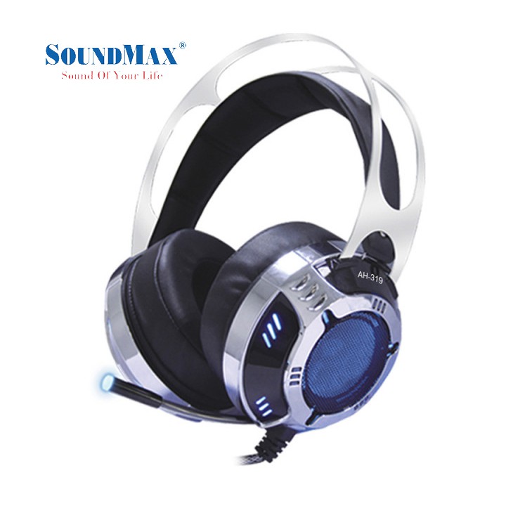 Tai nghe Over-ear SoundMAX AH 319-Hàng Chính Hãng