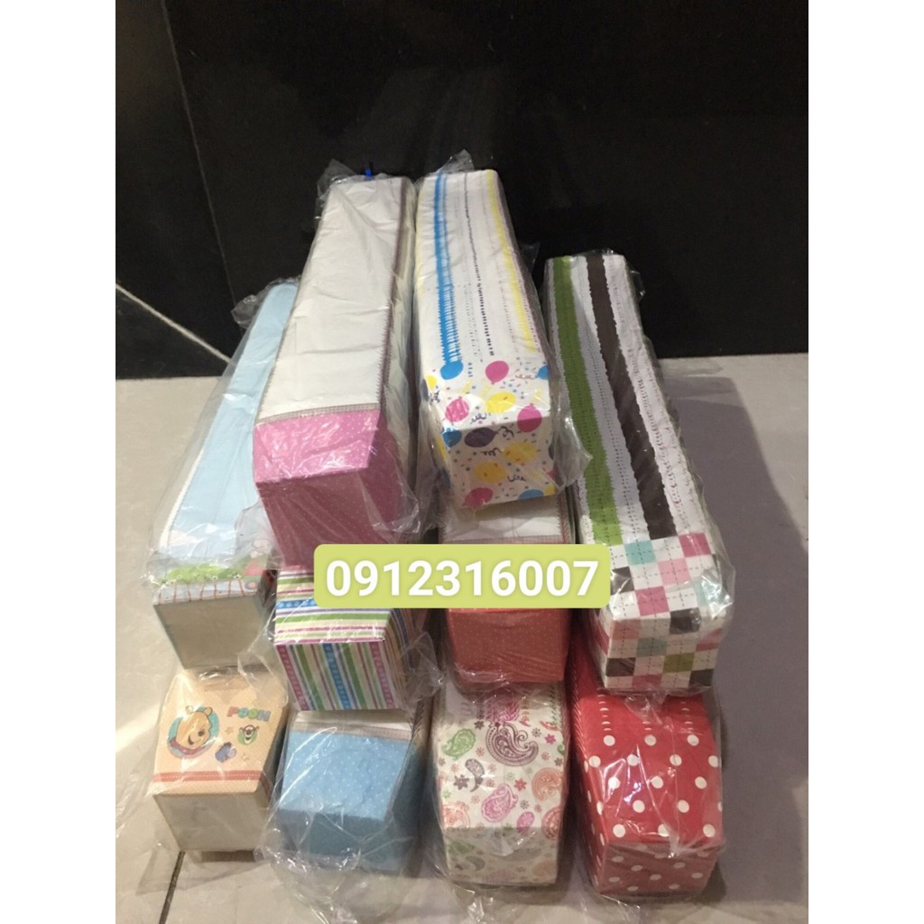 LY CUPCAKE VUÔNG - ĐA DẠNG HỌA TIẾT