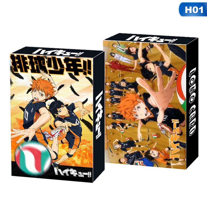 Bộ 30 Thẻ Hình Nhân Vật Phim Hoạt Hình Haikyuu