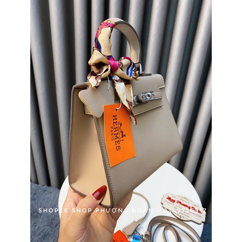 FREESHIP 50K  size 20 FULL HỘP - Túi xách nữ phối màu vintage phong cách Hàn Quốc đeo chéo _shopee Mall