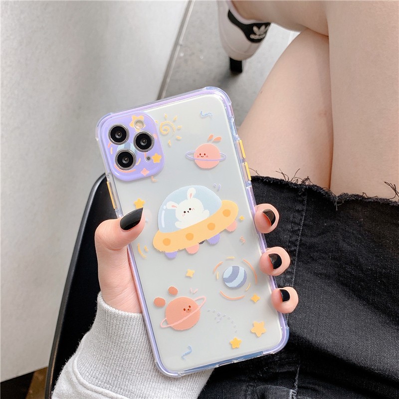 Ốp lưng iphone Lovely Everyday viền màu chống trượt 6/6plus/6s/6splus/7/7plus/8/8plus/x/xs/11/12/pro/max/plus/promax