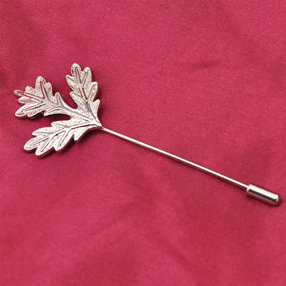 Ghim Cài Áo Hình Lá Phong Nhiều Màu Chất Lượng Cao