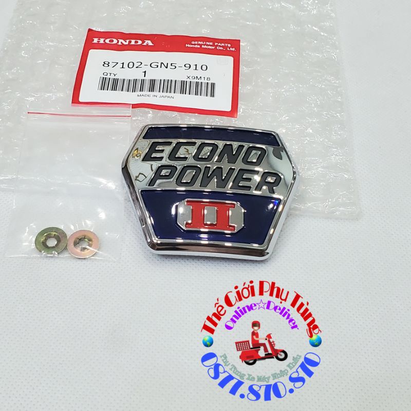 Tem yếm quả đào - Logo bửng Dream thái zin chính hãng Honda Nhật Bản - 87102-GN5-910