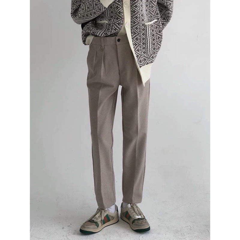 Quần baggy nam nữ,phối Khoen phong cách hàn quốc