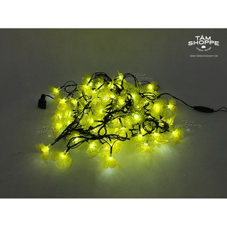 [LOẠI 1] Dây đèn led Hoa mai vàng Số 14 loại 10m