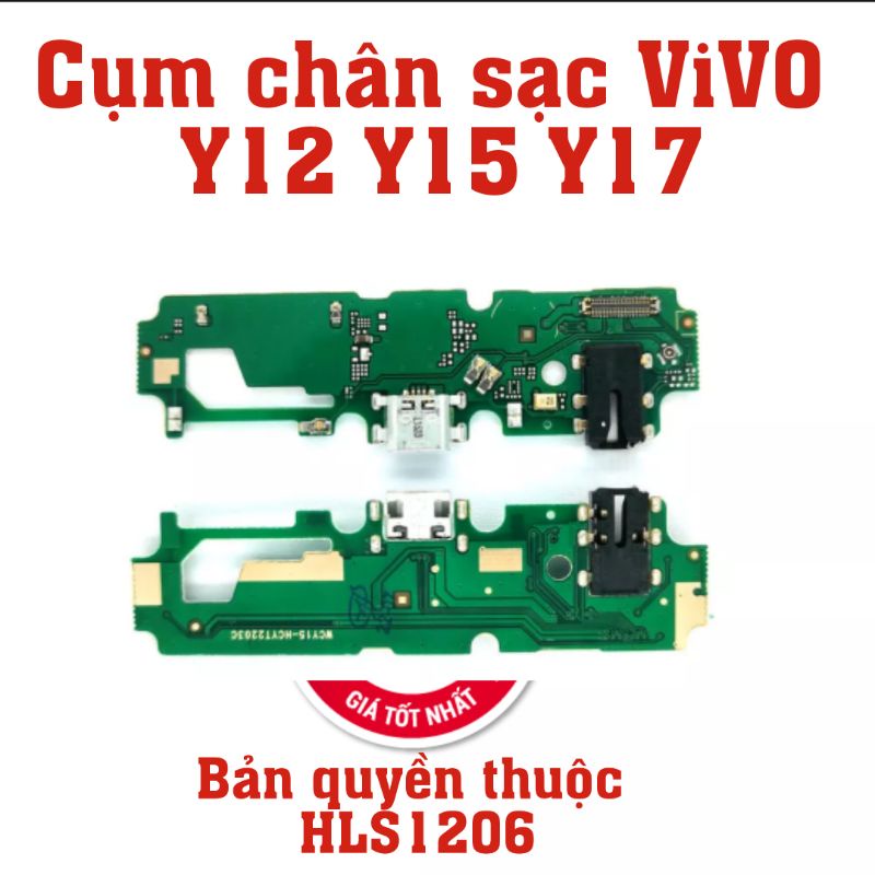 cụm chân sạc vivo Y17 / U10